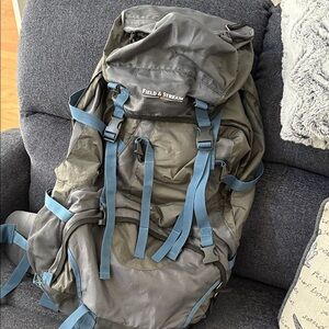 Field & Stream Olive and Blue Backpack